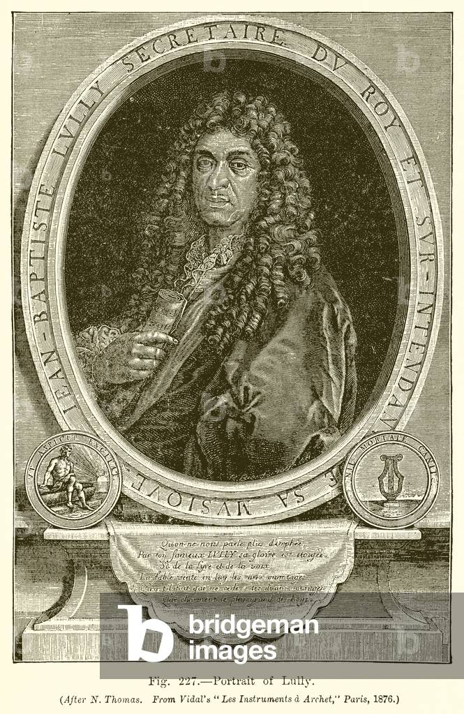 Portrait of Lully (engraving)
