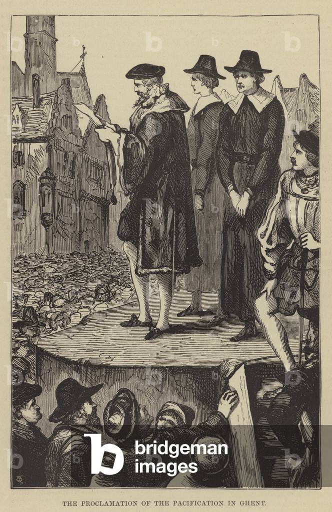 The Proclamation of the Pacification in Ghent (engraving)