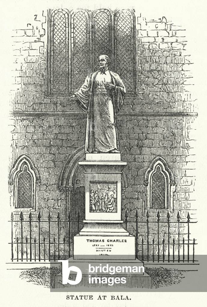 Statue at Bala (engraving)