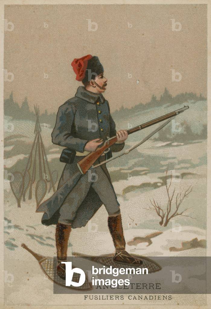England - Canadian Fusiliers (chromolitho)