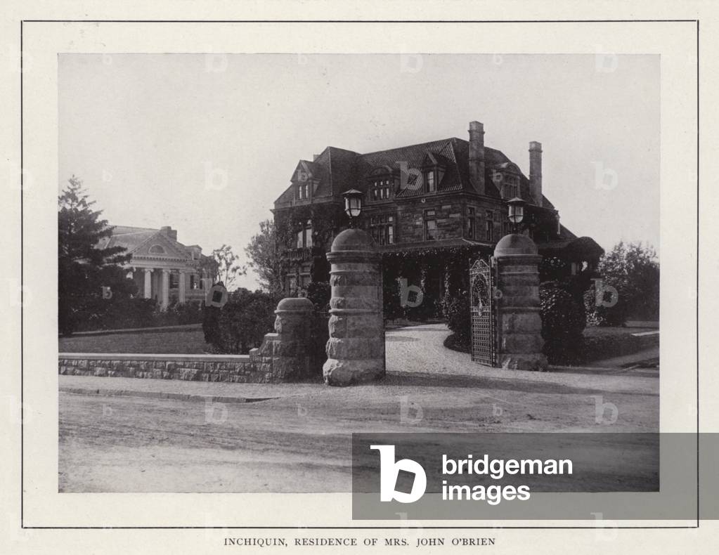Newport, Rhode Island: Inchiquin, Residence of Mrs John O'Brien (b/w photo)