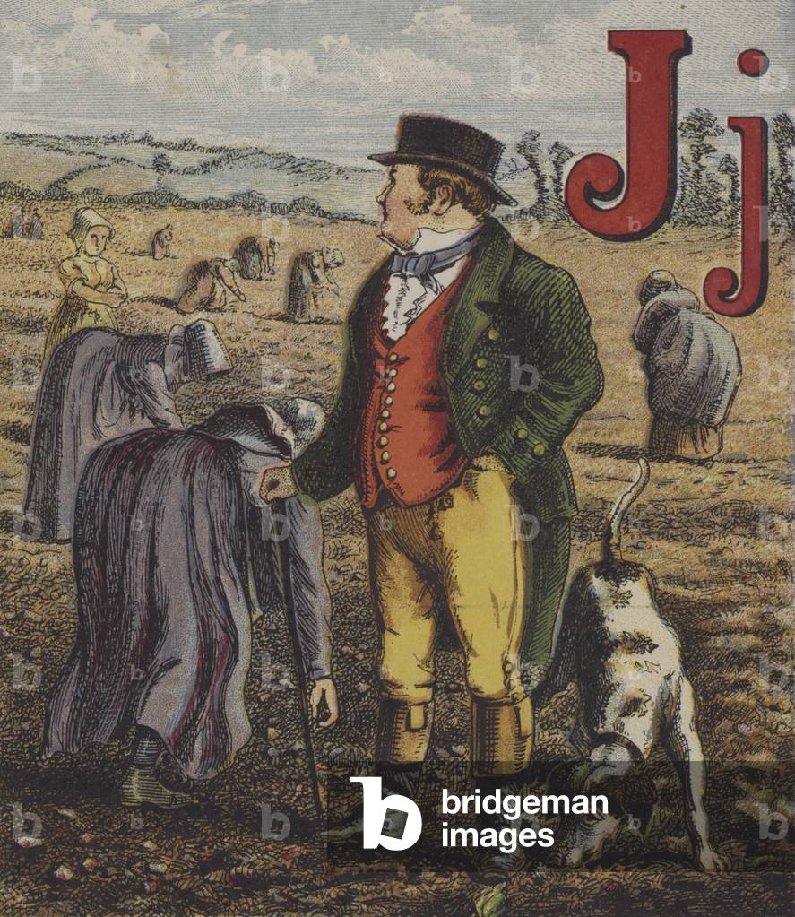 Illustration for John Bulls Farm Alphabet (colour litho)