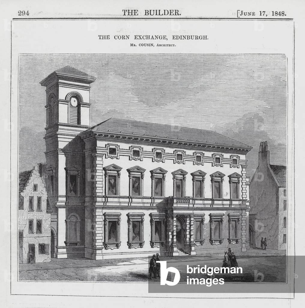 The Corn Exchange, Edinburgh (engraving)