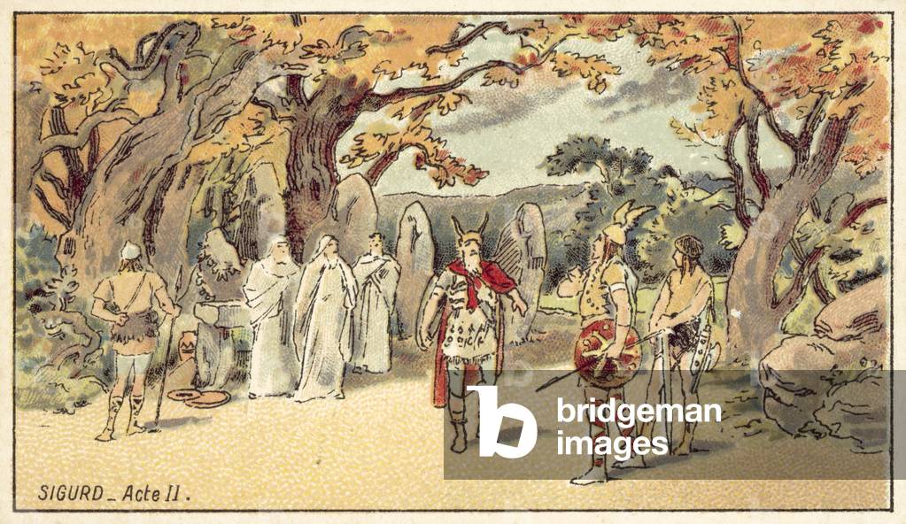 Sigurd, Act II (colour litho)