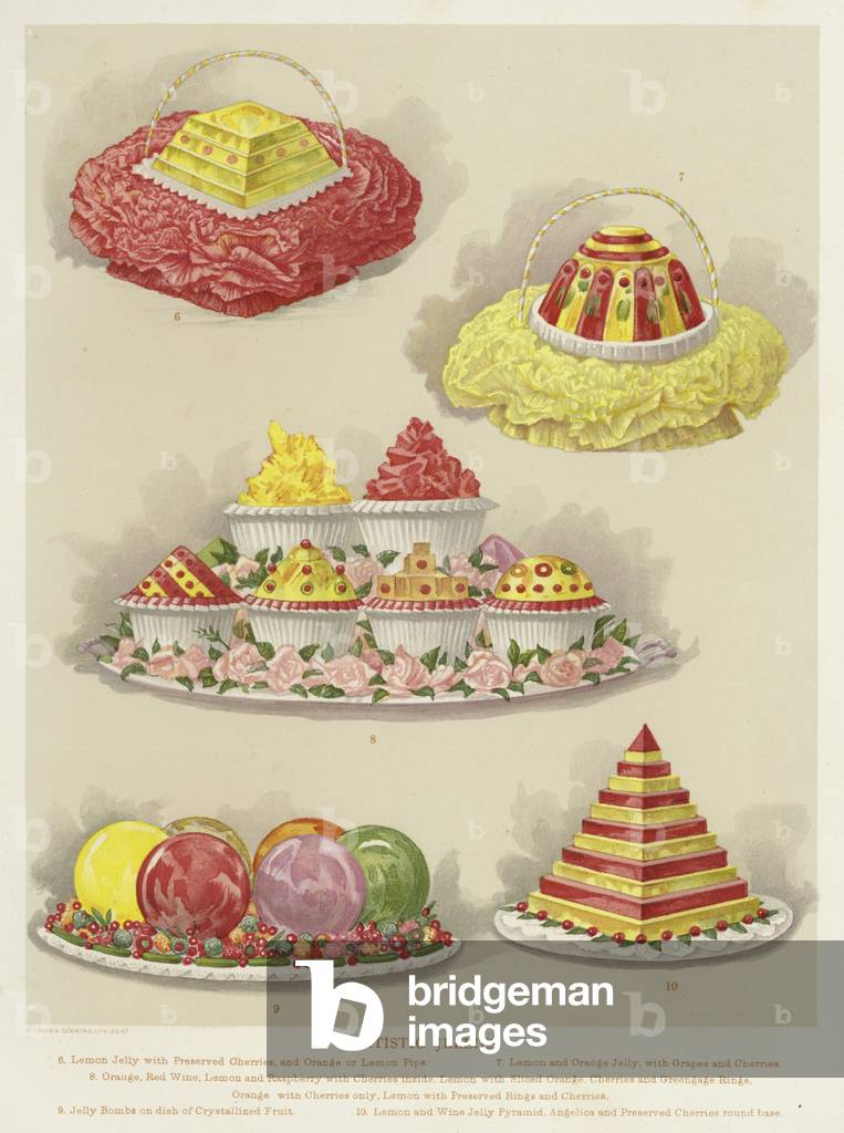 Artistic jellies (chromolitho)