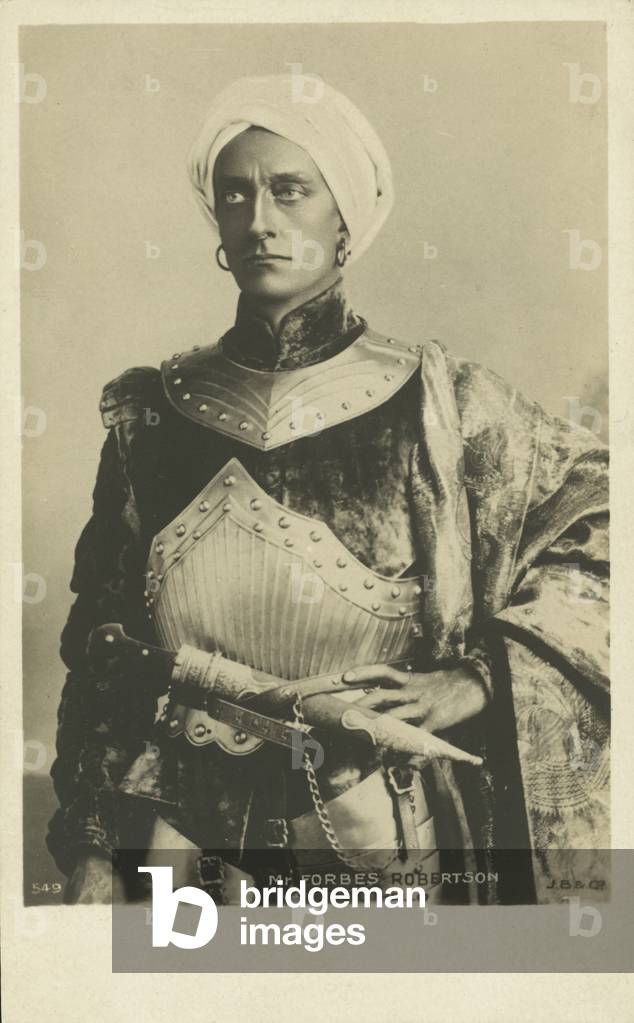 Mr Forbes Robertson as Othello (b/w photo)