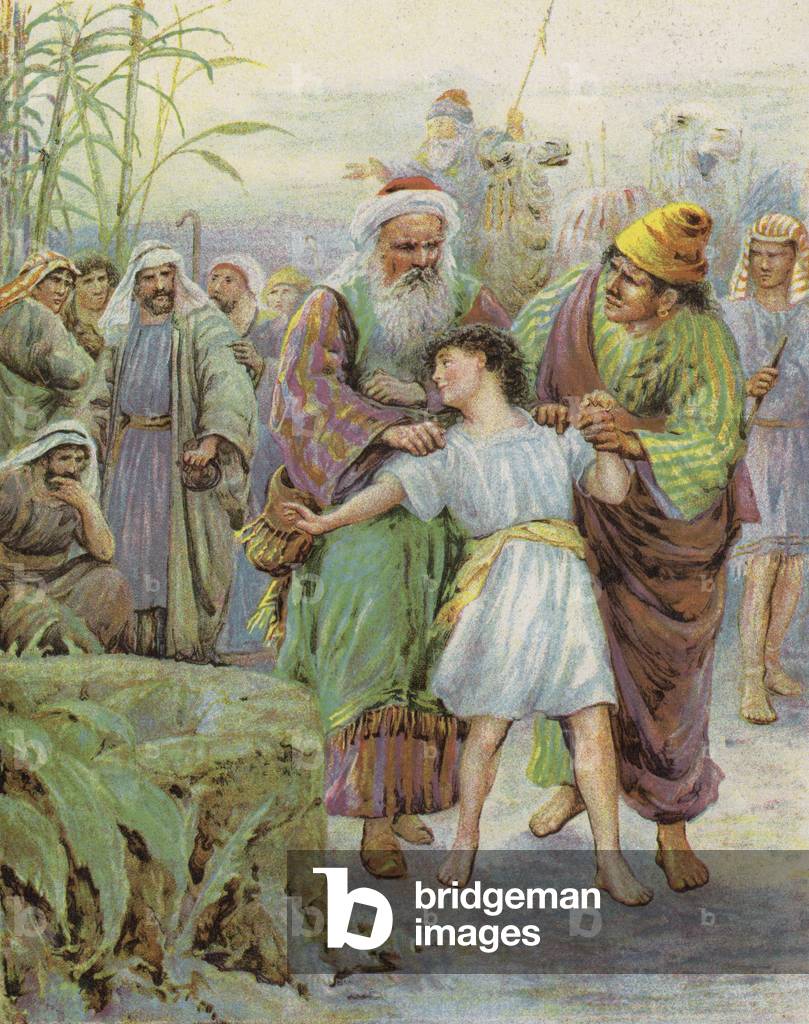 Joseph Sold into Captivity (colour litho)