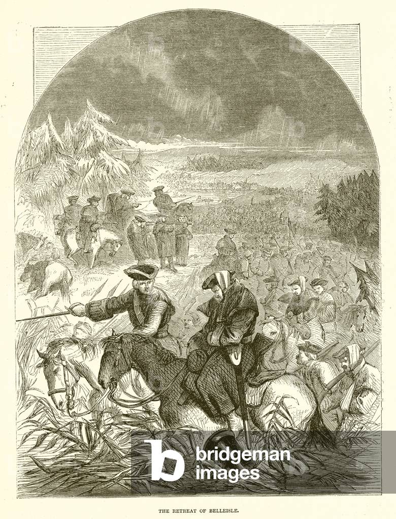 The Retreat of Belleisle (engraving)