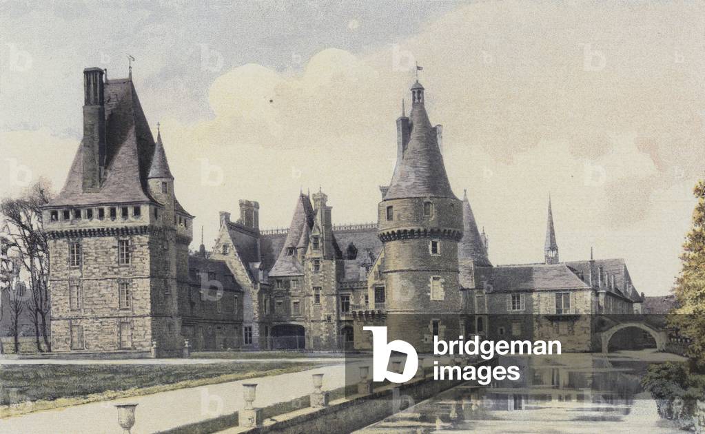 Maintenon, Chateau, Vue generale (colour photo)