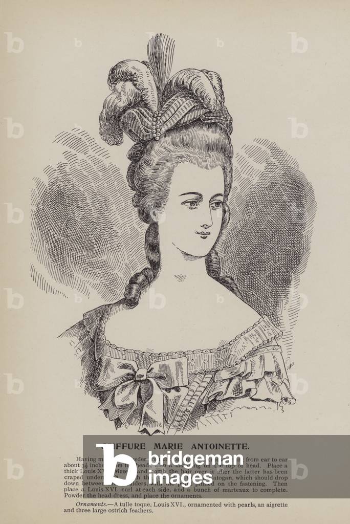 Coiffure Marie Antoinette (engraving)