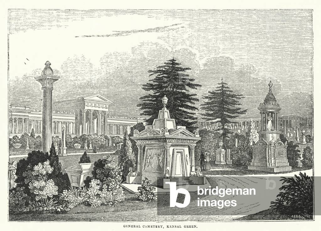 General Cemetery, Kensal Green (engraving)