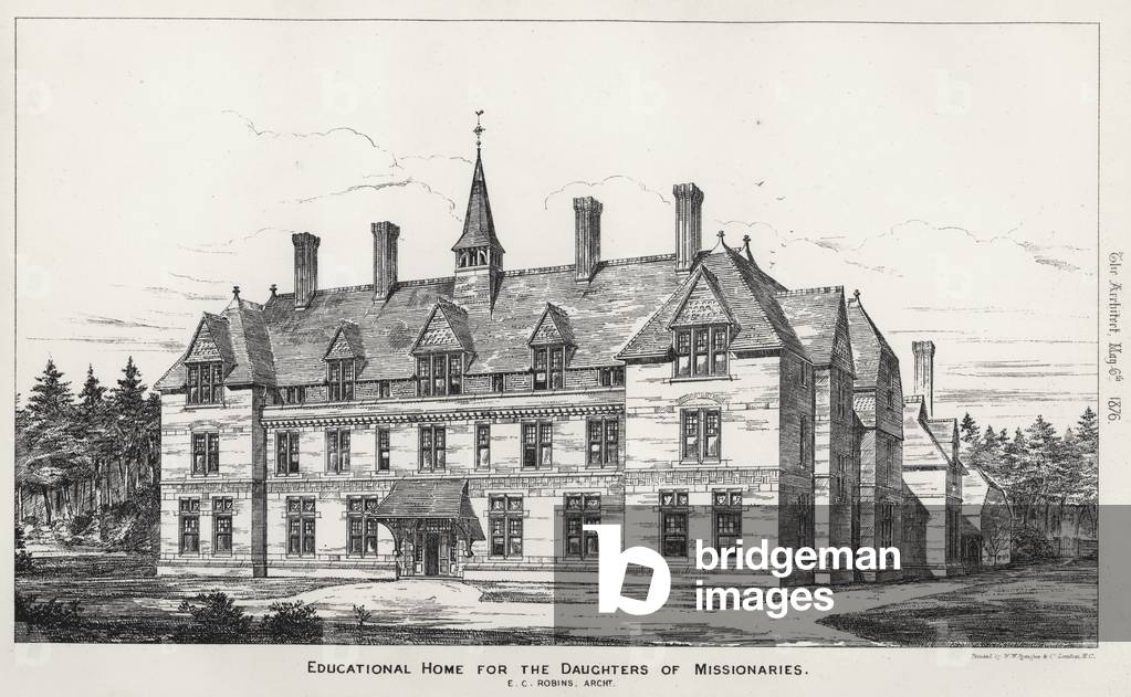 Educational Home for the Daughters of Missionaries (engraving)