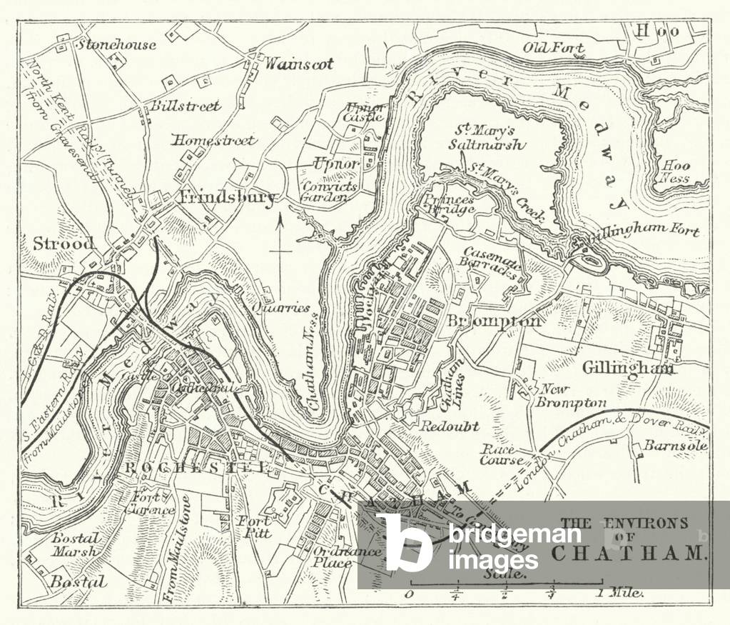 The Environs of Chatham (engraving)