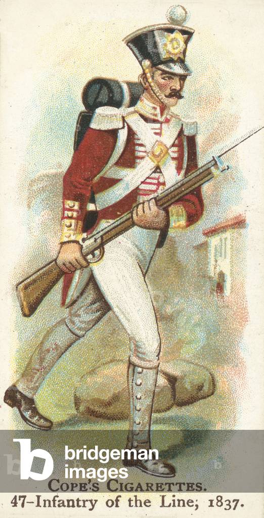 Infantry Of The Line, 1837 (chromolitho)