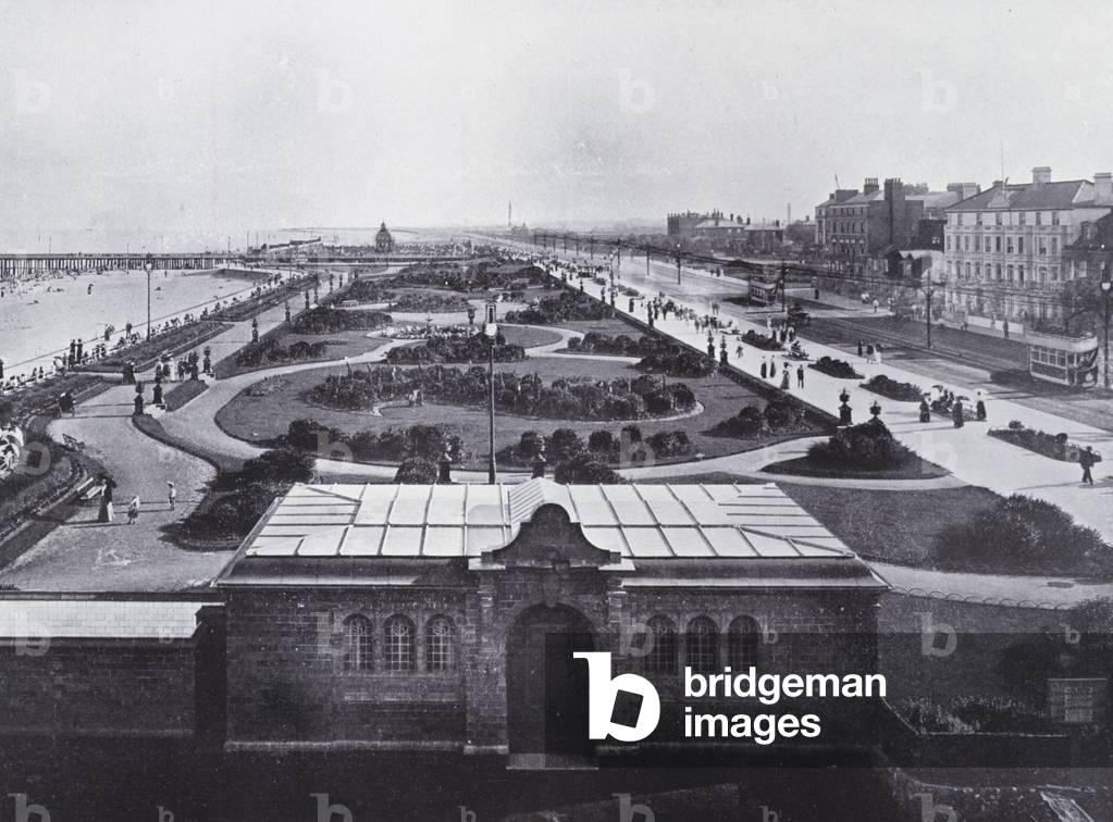 Beach Gardens, Yarmouth (b/w photo)