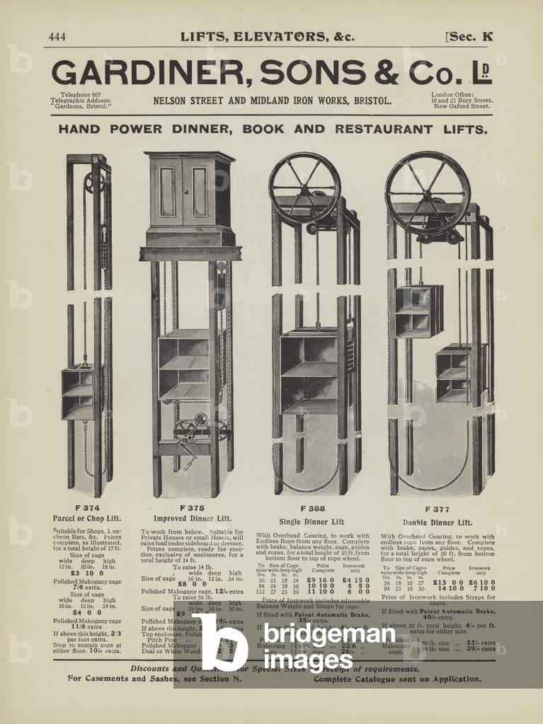 Page from The Architects' Compendium (litho)