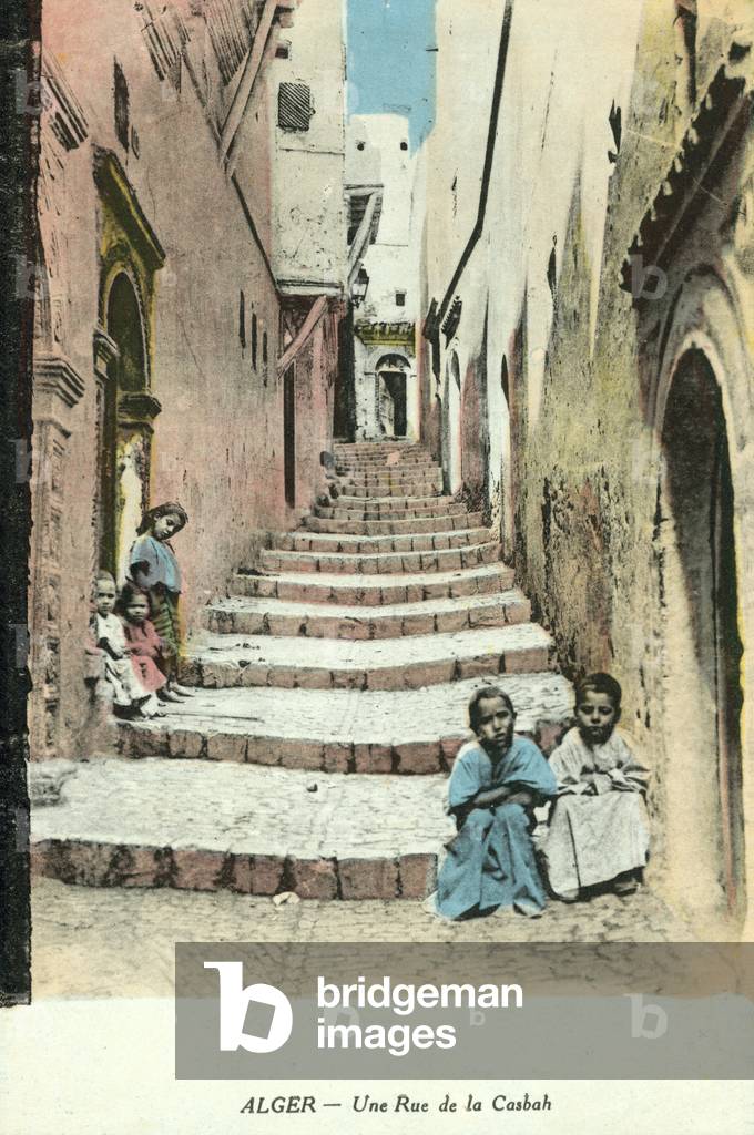Rue de la Casbah, Algiers (colour photo)
