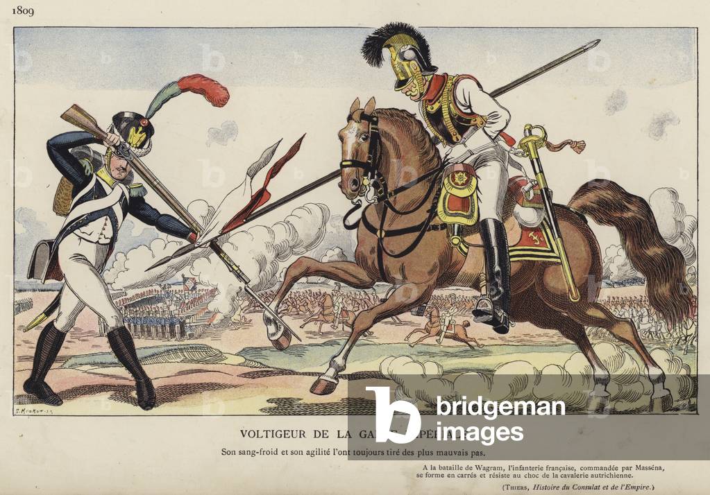 Voltigeur De La Garde Imperiale, 1809 (colour litho)