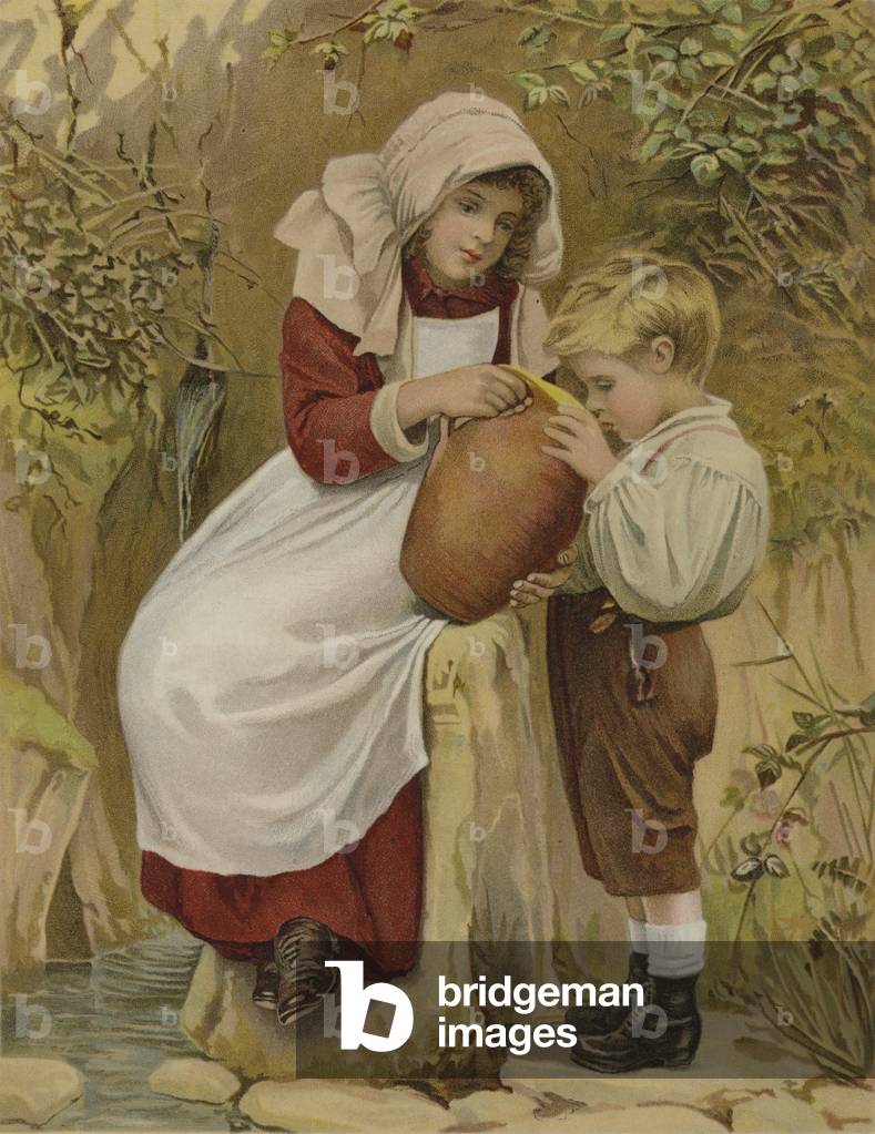 A Cooling Drink (chromolitho)