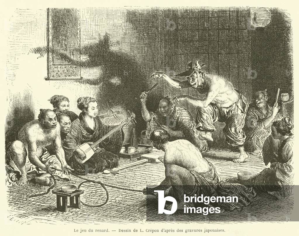 Le jeu du renard (engraving)