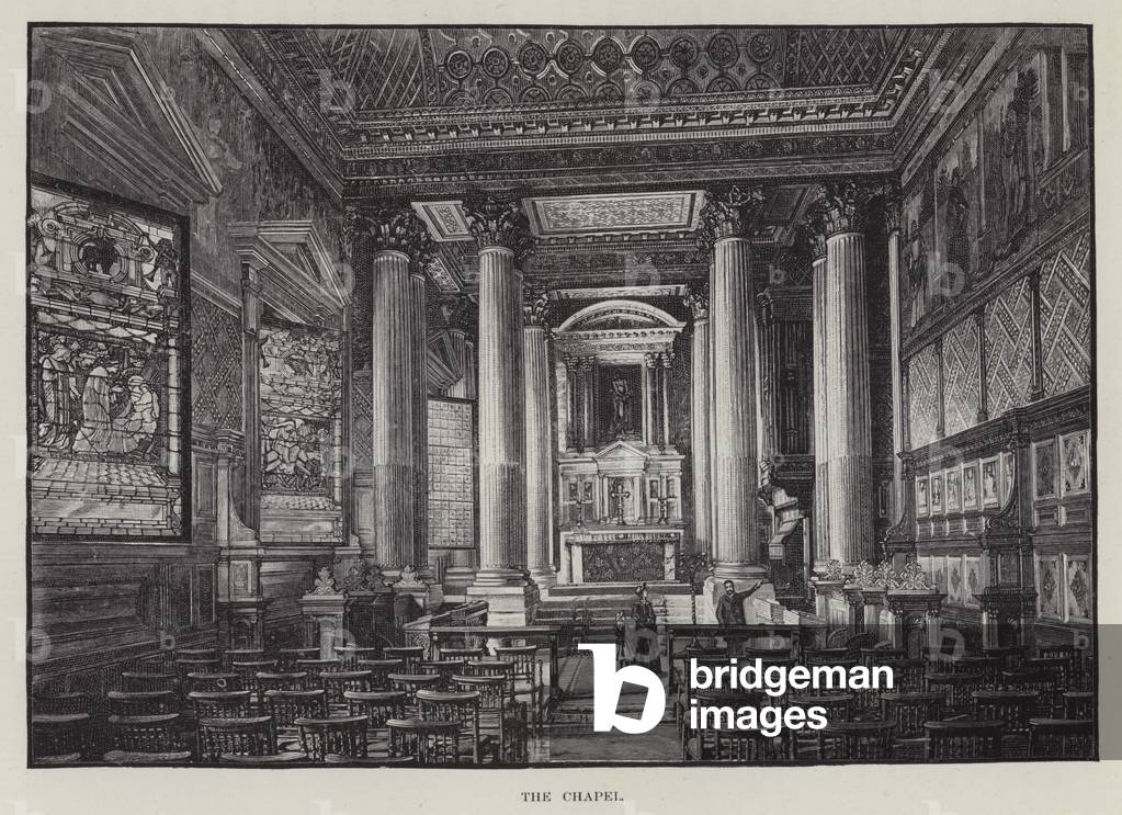 Castle Howard, The Chapel (litho)