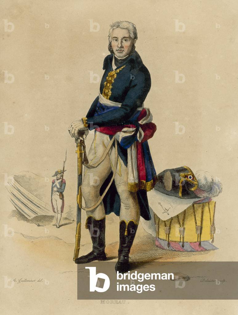 Jean-Victor Moreau (coloured engraving)