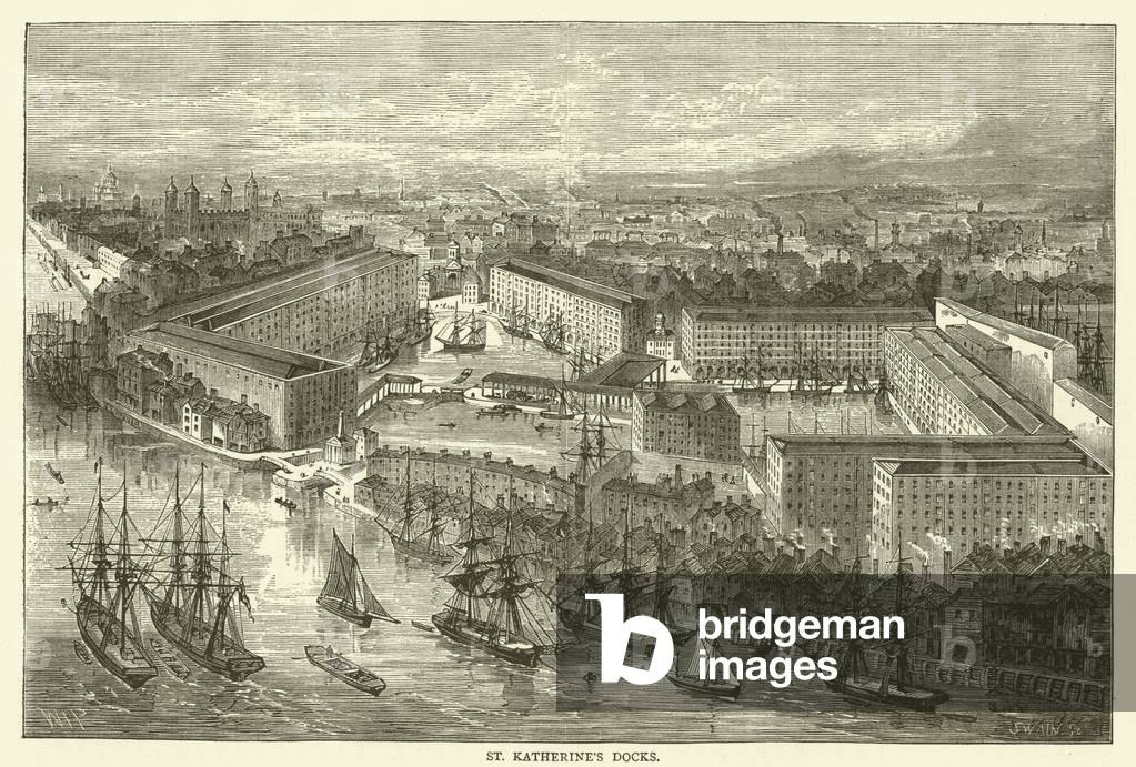 St Katherine's Docks (engraving)