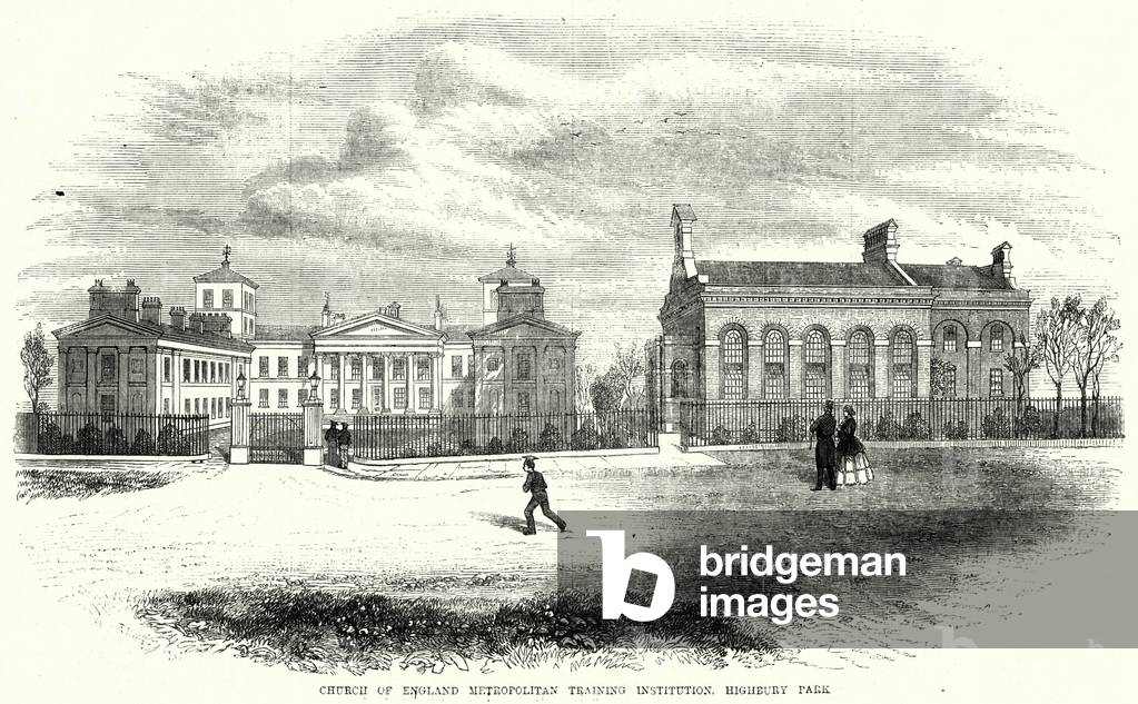 Church of England Metropolitan Training Institution, Highbury Park (engraving)