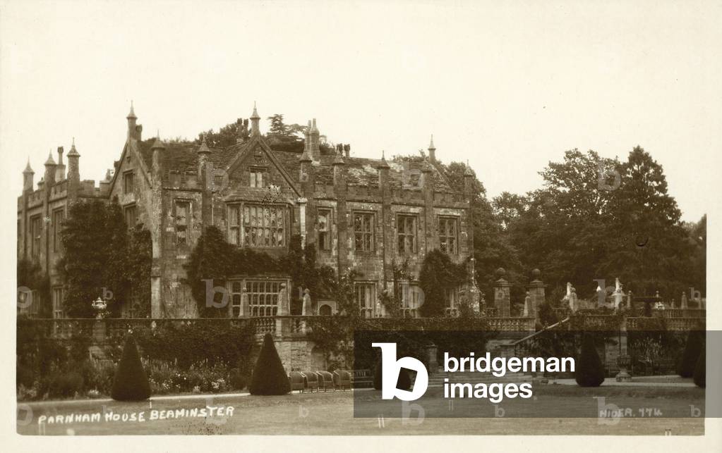 Parnham House, Beaminster (b/w photo)