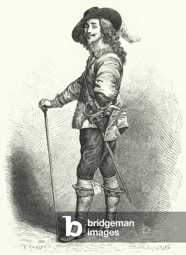 Charles I, King of England, Scotland and Ireland (engraving)