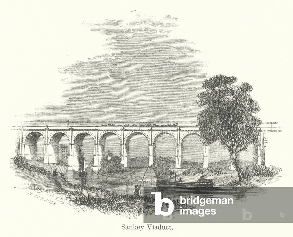 Sankey Viaduct (engraving)