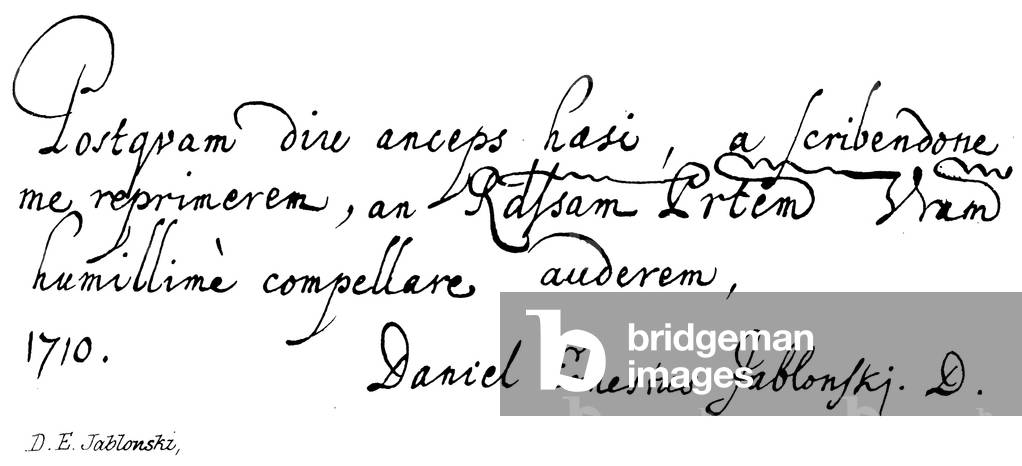 D E Jablonski (engraving)