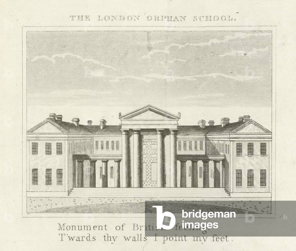 The London Orphan School (engraving)