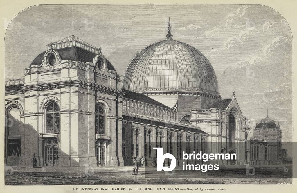 The International Exhibition Building, East Front (engraving)