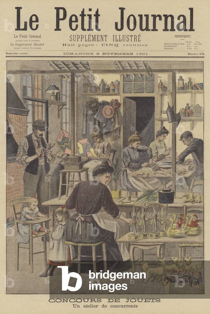 A toy-making competition (colour litho)