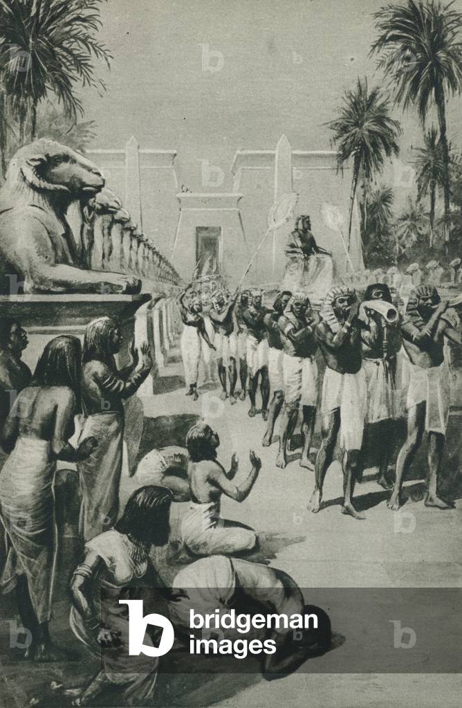 Rameses goes for a ride (litho)