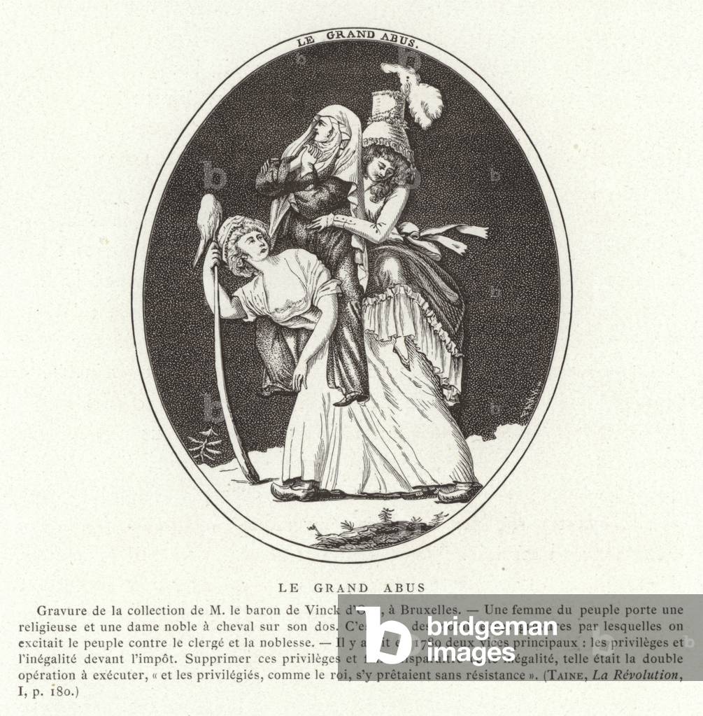 The Great Abuse, 1883 (engraving)