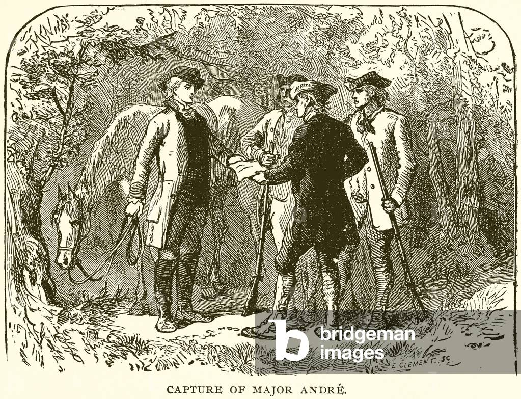 Capture of Major Andre (engraving)