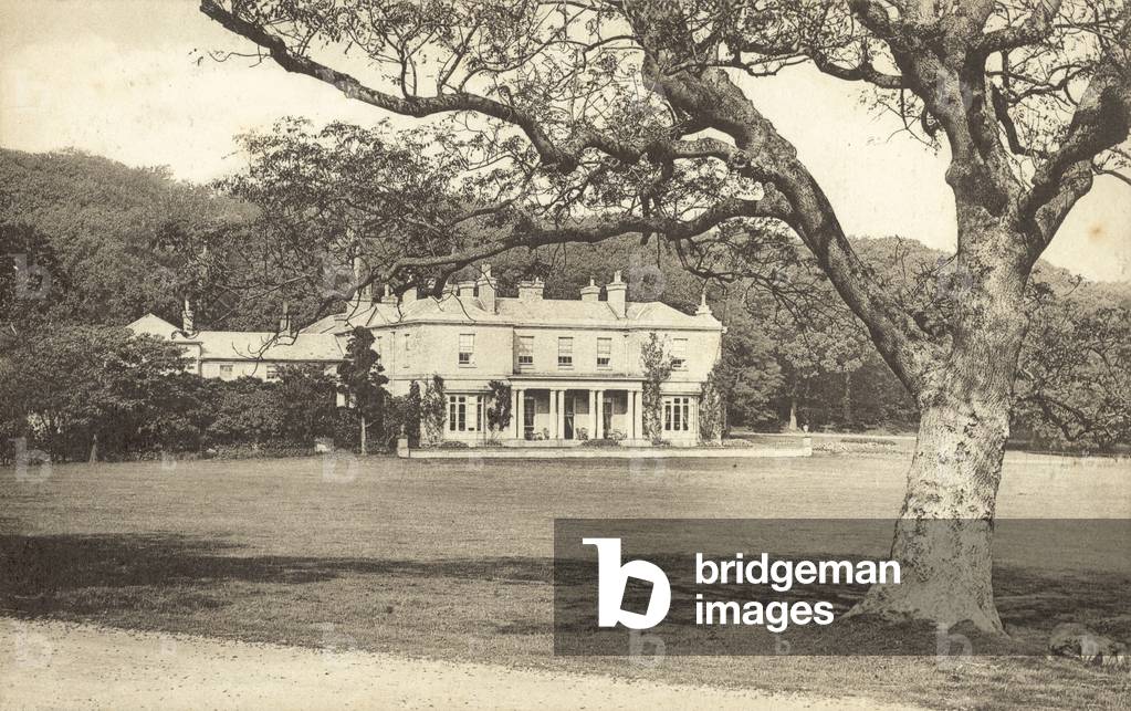 Sheringham Hall, Norfolk (b/w photo)