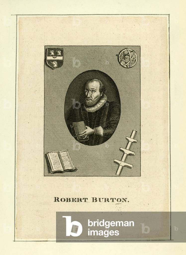 Robert Burton or Democritus Junior (engraving)