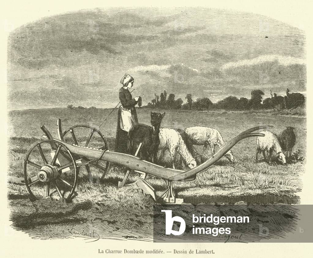 La Charrue Dombasle modifiee (engraving)