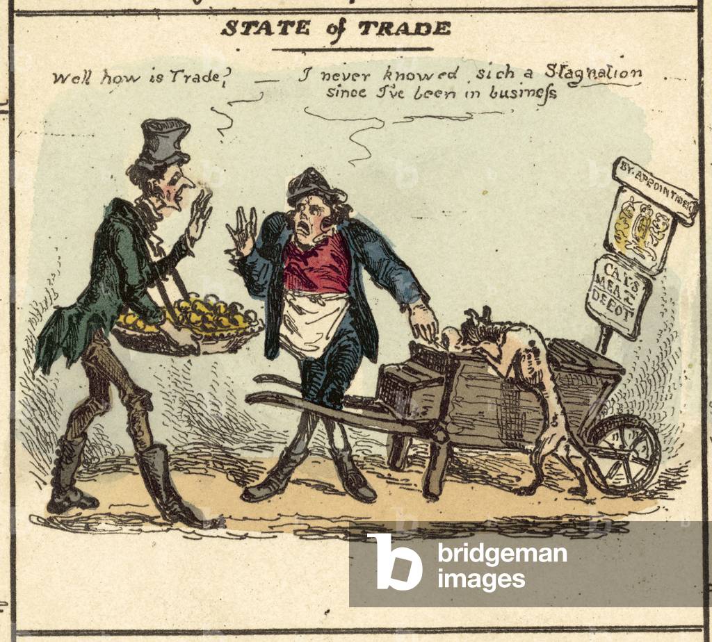 The state of trade (colour litho)