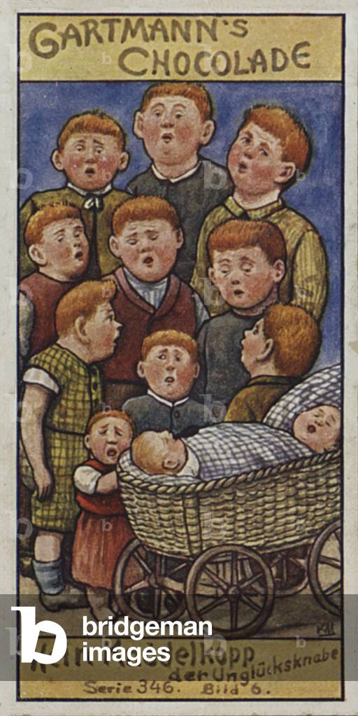 Red Heads (colour litho)