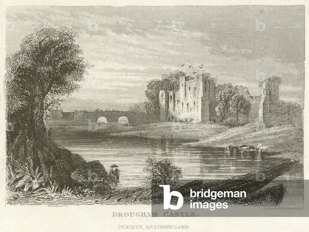Brougham Castle, Penrith, Westmoreland (engraving)