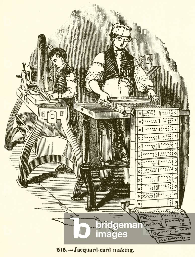 Jacquard-Card Making (engraving)