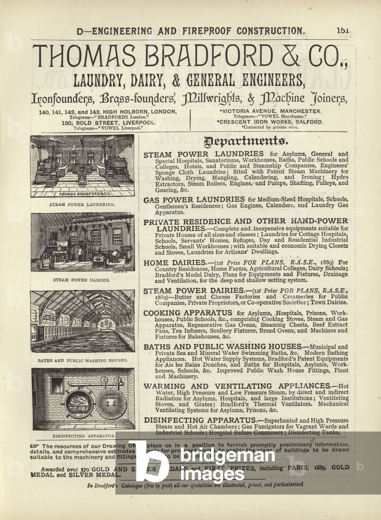 Page from The Architect's, Surveyor's and Engineer's Compendium 1892 (engraving)