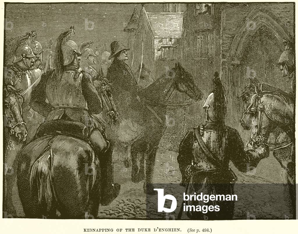 Kidnapping of the Duke D'enghien (engraving)