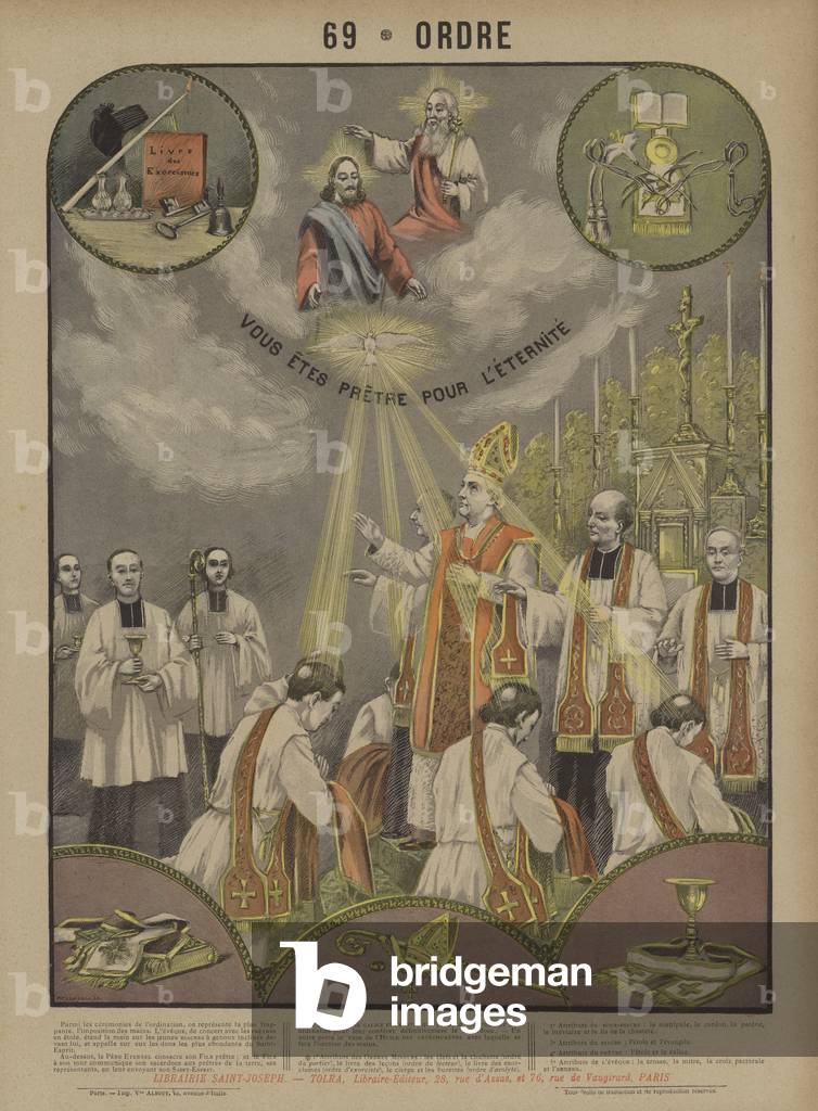 Ordination (colour litho)