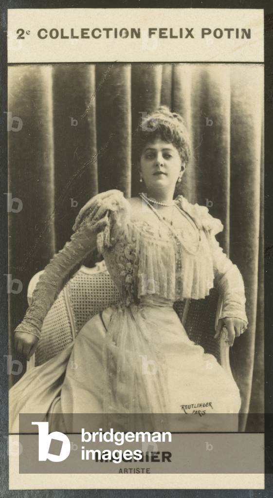 Marie Magnier, Artiste, 1848 (b/w photo)