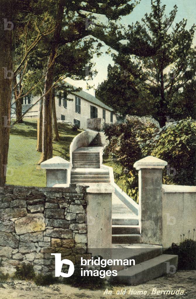 An old home, Bermuda (colour photo)